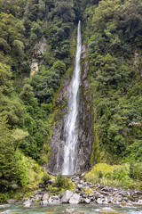 Little waterfall near Fantail Falls, New Zealand
