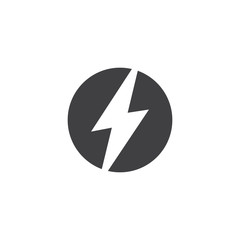 Electricity icon or logo vector design