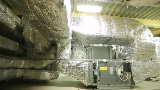 foil insulation of pipes