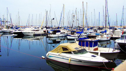 Fototapeta premium Yachten Nizza