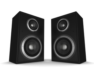 Fototapeta premium speaker concept 3d illustration