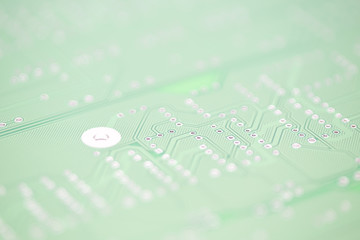 blurred circuit board in the light