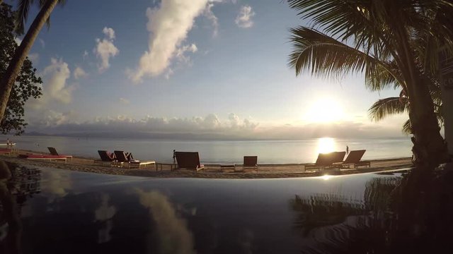 Time laps video of a Sunset in kho phangan Thailand
from the pool to the sea