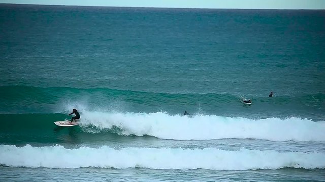 some surfers at imsouane in morocco