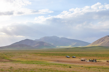 Obraz premium Livestock in Zagros mountains Iran