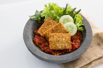 traditional indonesian culinary food tempe