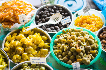 Many fruit pickle (mango, orange, Plum, monkey apple, Jujube, Santol, Marian plum) special gift form Thailand.