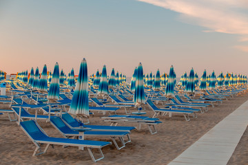 Rimini beach - obrazy, fototapety, plakaty