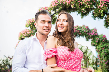 Naklejka premium Couple in love