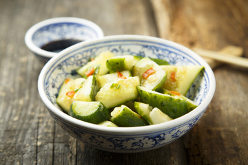 Asian cucumber salad