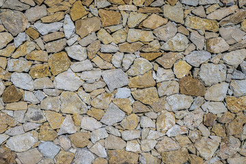 Background of stone wall texture.