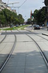 Fototapeta na wymiar tramway
