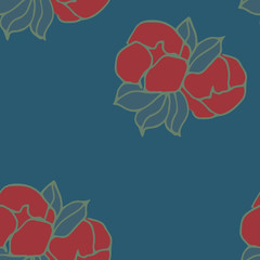 Abstract elegance pattern with floral background.