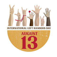 International Left-handers Day.