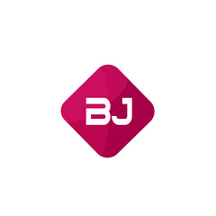 Initial Letter BJ Logo Template Design