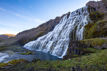 Dynjandi waterfall Iceland - 213478925