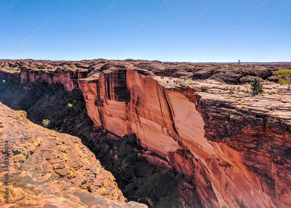 Wall mural Kings Canyon walk, NT Australia