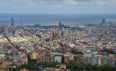Obraz premium Barcelona skyline, Spain