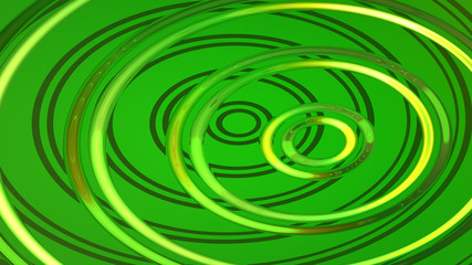 Abstract green background 3D rendering