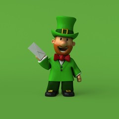 Leprechaun - 3D Illustration
