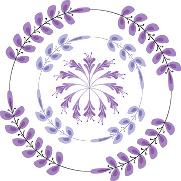 Flower pattern vector