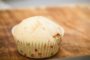 freshly baked muffin