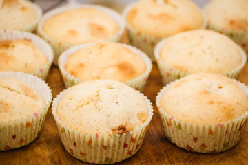 freshly baked muffin