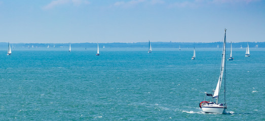Sailing on the Solent