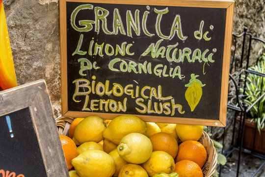 limoni e arance per granite