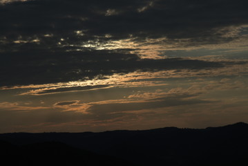 Fototapeta premium Sonnenuntergang in der Wachau