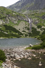 Fototapeta na wymiar Batizovske Pleso in Tatra mountain, Slovakia