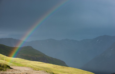 Rainbow over the Cinnamon Pass Colorado