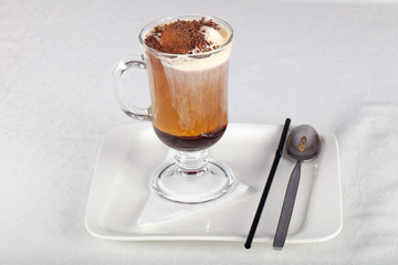 Coffee with ice-cream