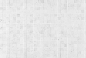 background and texture  white marble tiles  a mosaic