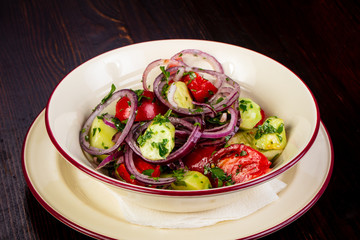 Georgian salad with vegetables