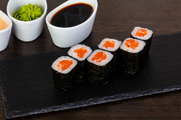 Appetizing fish roll