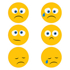 Sad emoticons