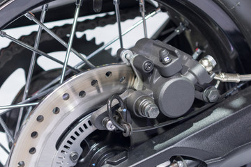 Motorcycle disk brake system