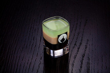 Delicious absinthe cocktail