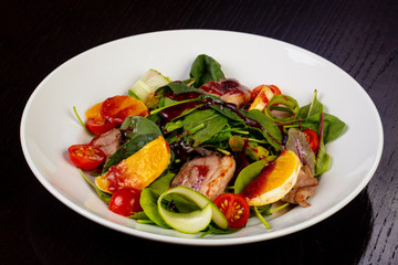 Tasty duck salad