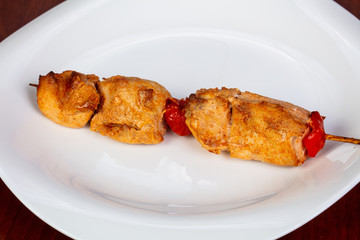 Roasted Chicken skewer