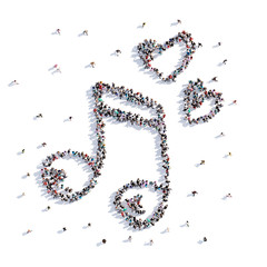 A lot of people form wedding music, love