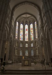 Obraz premium Abside de la cathédrale d'Autun, Saône-et-Loire, France