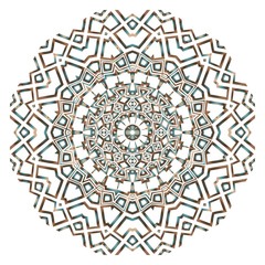 Gold Mandala. Vintage decorative elements. Hand drawn background. vector illustration.