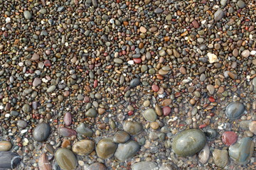 pebble beach, texture