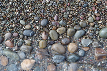 pebble beach, texture