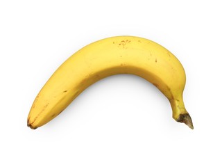 3D Rendering Banana Isolated on white Background