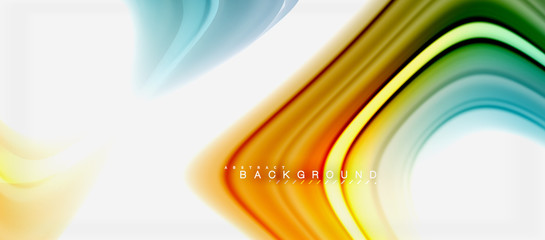 Rainbow fluid colors abstract background twisted liquid design, colorful marble or plastic wavy texture backdrop, multicolored template for business or technology presentation or web brochure cover