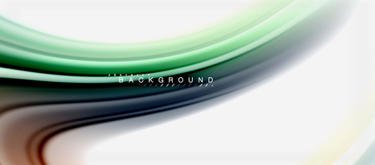 Rainbow fluid colors abstract background twisted liquid design, colorful marble or plastic wavy texture backdrop, multicolored template for business or technology presentation or web brochure cover