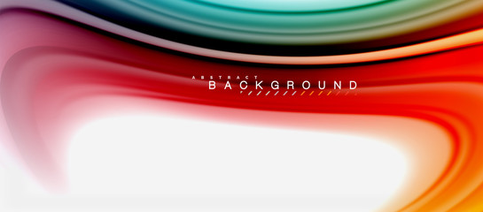 Rainbow fluid colors abstract background twisted liquid design, colorful marble or plastic wavy texture backdrop, multicolored template for business or technology presentation or web brochure cover